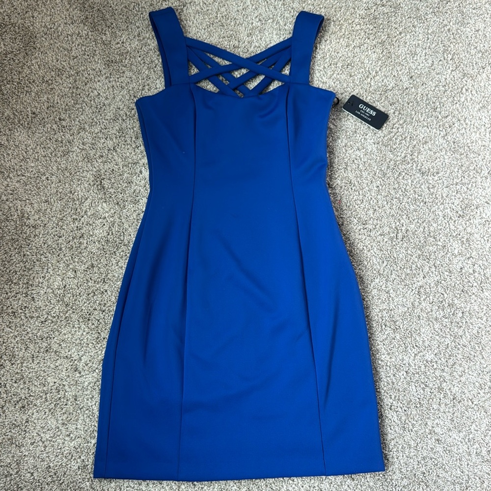 Guess Electric Blue Cocktail Dress